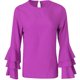 thumbnail image 2 of s camisas calientes de manera que dobn s blusas de sueltan flojas 2xl púrpura Sunnimix Tops de las mujeres de la manera, 2 of 8
