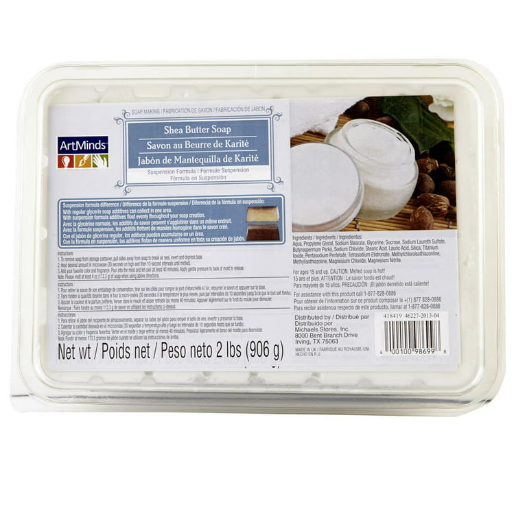 12 Pack: Soap Making Shea Butter Soap by Make Market® 