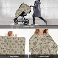 thumbnail image 6 of Car Seat Cover Baby, vintage anchor rope rudder retro Baby Car Seat Cover for Baby Boys Girls Newborn , Infant Car Seat Canopy Cover Nursing Breastfeeding Cover Warm Blanket, 6 of 7