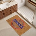 thumbnail image 4 of Independence Day Door Mat Funny Welcome Doormat Front Door Mats Outdoor Door Mat Mat Front Door Mat Cute July Fourth Door Mats for Home Entrance Warehouse Sale Clearance Land of The Free 16x24IN, 4 of 4