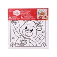 thumbnail image 1 of Christmas PYO Canvas Deer Set for Kids PYO Paint with Two Brushes and Four Paint Pots Holiday Time, 1 of 7