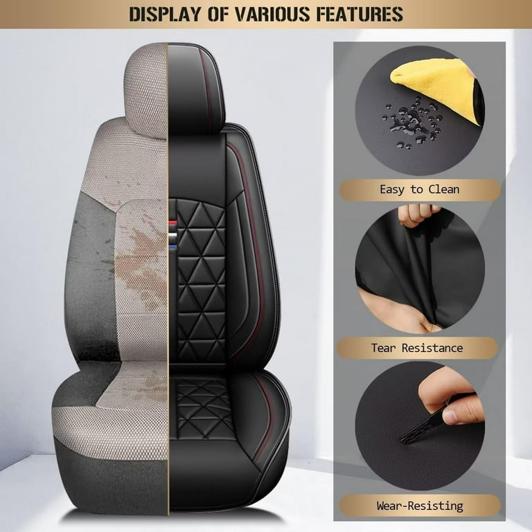 DIKSOAKR Car Seat Covers for Honda Civic 2007-2015 and 2020-2025