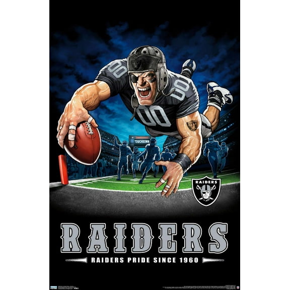 NFL Las Vegas Raiders – End Zone 20 Wall Poster, 22.375" x 34"