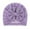 Purple, variant on Newborn Baby Bow Knot Turban Hat Boys Girls Waffle Wrap Beanie Cap Comfy Hospital Bonnet Infants Turbans Purple, 0-18 Months