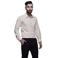 thumbnail image 3 of BESTMAN Long Sleeve Formal Shirt For Men Printed Button Down Cotton Men Shirts, 3 of 5