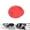Red S, variant on DimyFew Round Snow Sled with Handle Skiing Board Snow Luge for Children Kids Red S