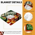 thumbnail image 5 of Football Gifts, Football Gifts for Boys 8-12, Football Coach Gifts for Men, Unique Gifts for Football Lovers, Football Gifts for Team Players Men Women Christmas Throw Blanket 50"x60", 5 of 5