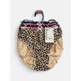 thumbnail image 5 of No Boundaries Cotton Stretch Cheeky Panties with Lettuce Edge, 3 Pack, Women's XS-XXXL, 5 of 8