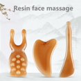 thumbnail image 3 of Masajeador facial con rodillo de resina Gua Sha, raspador de gouache, LBHL13, 3 of 6