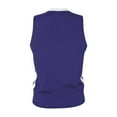 thumbnail image 3 of Alleson Athletic 538J Mens Single Ply Basketball Jersey - Purple White, 3 of 3