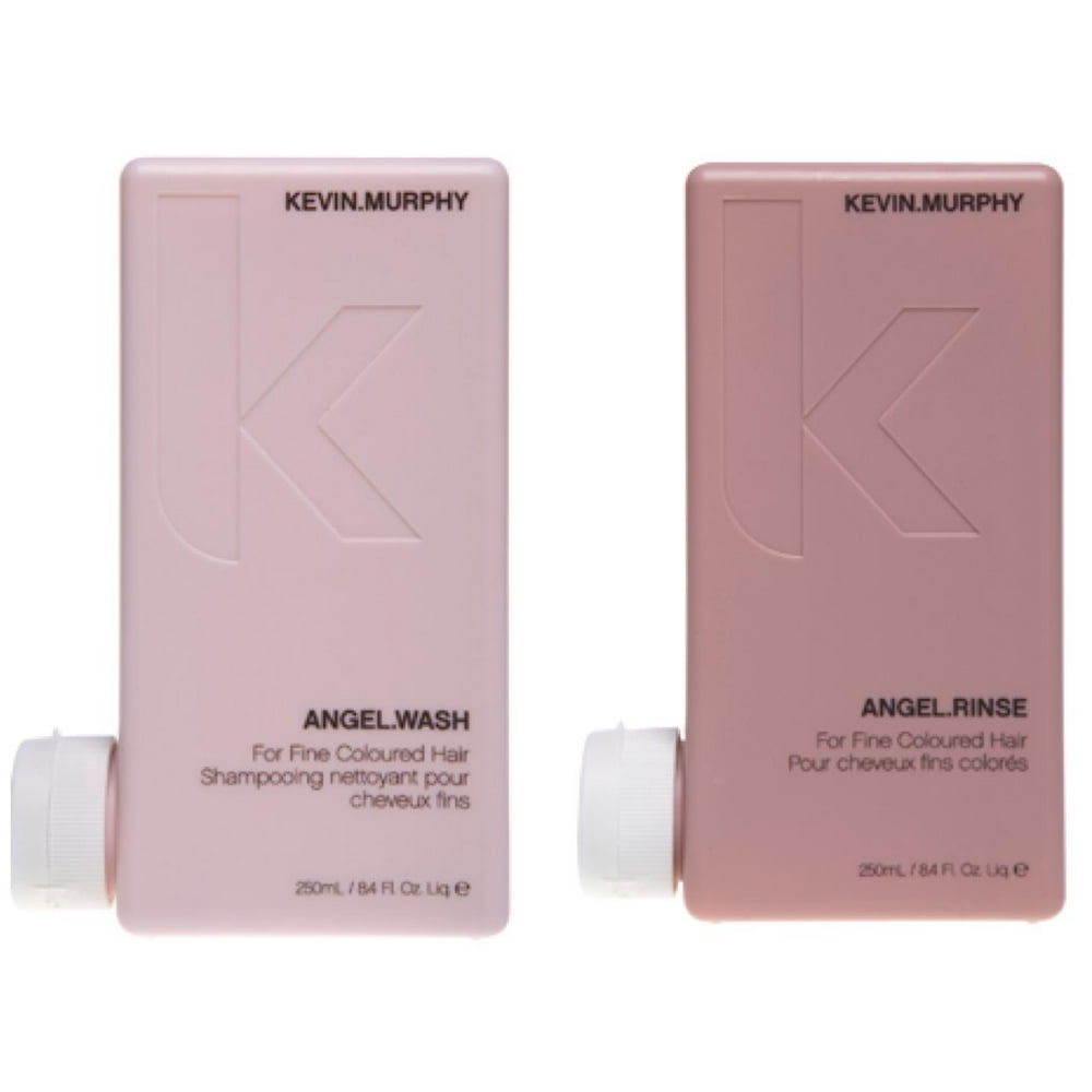 Kevin Murphy Angel Wash Shampoo and Rinse Conditioner for Fine Colored Hair Set, 8.4 oz