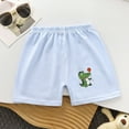 thumbnail image 2 of Boys White Gym Shorts Boys Graphic Shorts - Soft Cotton Blend Casual Streetwear Summer Shorts for Boys with Drawstring Waist Gym Beach Shorts, 2 of 4