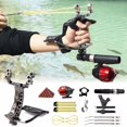 thumbnail image 1 of Runzkzy Multifuncional Tiro Pez Slingshot Potente Catapulta Caza Arco Pesca Slingshot Kit, 1 of 15