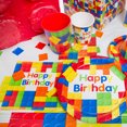 thumbnail image 2 of Pinata Rouge de Bloc de Construction Tirant la Corde, 2 of 3