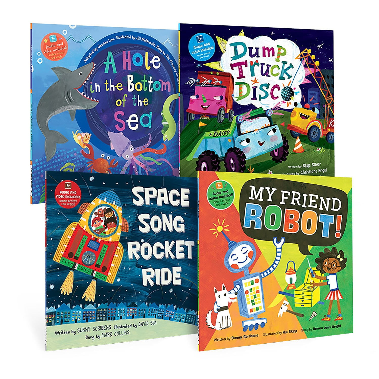 Barefoot Books PreK Singalongs Board Book Bundle (Lap Singalongs
