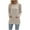 Beige, variant on Annhoo Long Sleeve Sweaters for Women Fall Comfy Crewneck Knit Tops Ladies Casual Loose Tunics with Pockets