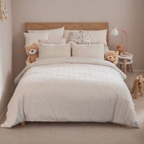 Bohemian Tufted Duvet Cover Set - 3-Piece Embroidered Microfiber, Oeko-Tex Certified, Machine Washable