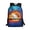 Flaming Baseball Print, variant on HUIACONG Flaming Baseball Print School Backpack for Ages 6-18 Large Capacity Breathable Padded Ergonomic Straps for Boys Girls Elementary Middle High School Students Daily School Use