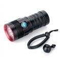 thumbnail image 3 of IPX8 Diving Flashlight 8000 Lumens Professional Waterproof Diving Flashligh 5XML2 LED Portable Dive Torch 200M Underwater ,Portable, 3 of 9
