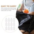 thumbnail image 3 of BESTYASH 12Pcs Refillable White Plastic Travel Shampoo Pouch Leakproof Cosmetic Storage, 3 of 8