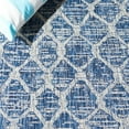 thumbnail image 5 of SAFAVIEH Courtyard Anson Geometric Indoor/Outdoor Area Rug, Navy/Grey, 5'3" x 7'7", 5 of 10