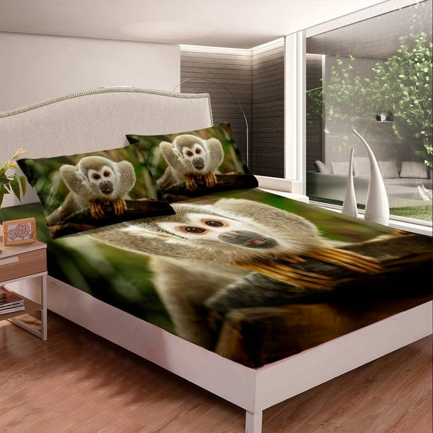 Monkey sheets queen cheap