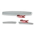 thumbnail image 2 of APS Compatible with Infiniti G35 2003-2007 Coupe Main Upper Lower Bumper Stainless Steel Chrome Mesh Front Grill Grille Insert Combo N77691T, 2 of 3