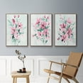 thumbnail image 5 of Posy Blooms I - Framed Premium Gallery Wrapped Canvas L Frame 3 Piece Set - Ready to Hang, 5 of 9
