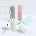 thumbnail image 3 of 2PCS Toothbrush Paste Holder Case Covered Travel Camping Bathroom Cup Box Tooth Mug, 3 of 4