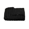 thumbnail image 6 of Home Soft Things Super Soft Decorative Throw Blanket - Jet Black - 60" x 80" Jumbo, 6 of 8