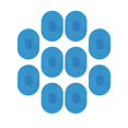 thumbnail image 4 of Parches Adhesivos Deportivos Yinane 10 Uds Impermeables Transpirables Azul, 4 of 7