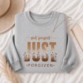 thumbnail image 4 of Jollimate Not Perfect Just Forgiven Sweatshirt, Christian Wildflower Pullover, Faith Based Women's Sweater, 4 of 6