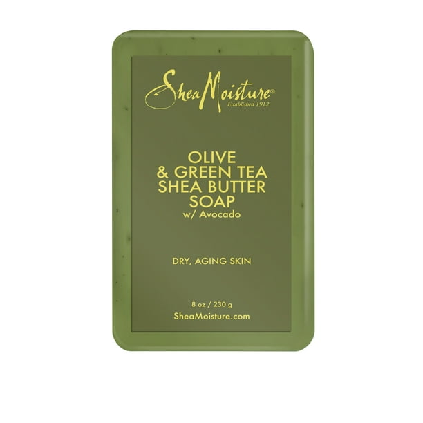 SheaMoisture Shea Butter Soap Olive Oil And Green Tea Extract, 8 Oz