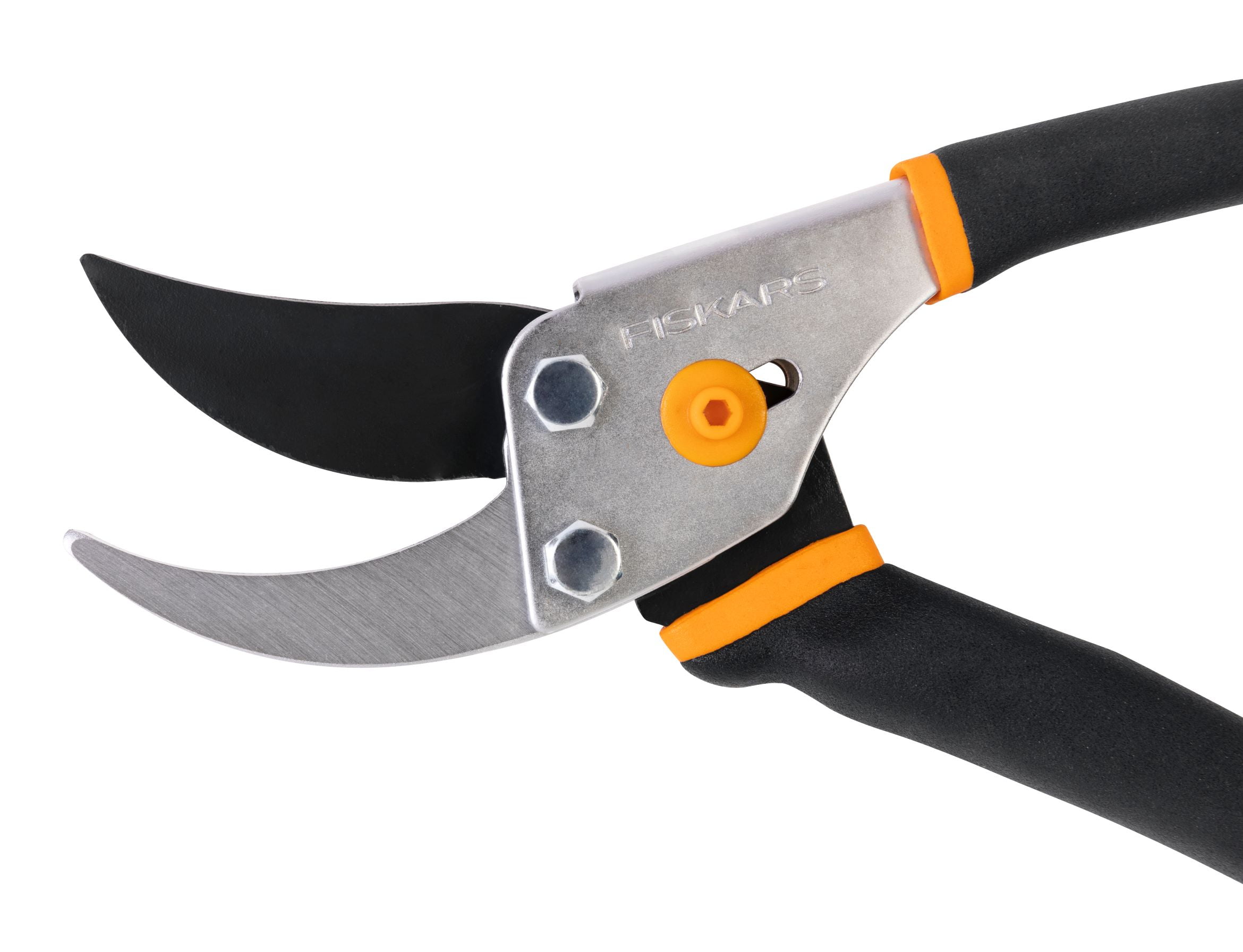 Fiskars Large Bypass Pruner, Steel Blade with Softgrip Handle for Medium to Large Hands, Size: 12 inch, Black