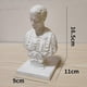 thumbnail image 3 of Desk pen holder, bust pen holder, pen storage office decoration pen holder, cool desk gadgets for men, novelty gifts for classmates 26-27s, 3 of 5