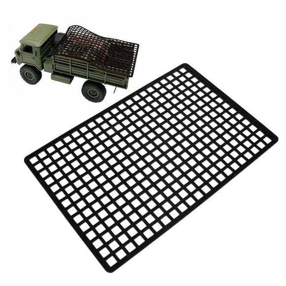 Filfeel Simulation Rubber Baggage Net, RC Vehicle Accessory Window Luggage Net, Window Baggage Net For RC Crawler