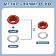 thumbnail image 3 of Uxcell 110 Pcs Ojetes con Arandelas 3/16" Kit de Grommets Rojo, 3 of 7
