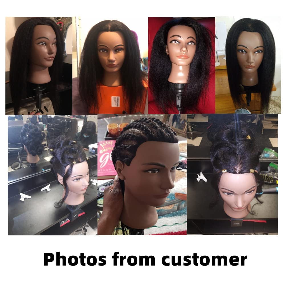 Hairginkgo Mannequin Head - 100% Real Hair Manikin Ghana
