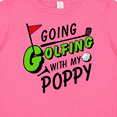 thumbnail image 4 of Inktastic Going Golfing with my Poppy- kids golf Boys or Girls Baby T-Shirt, 4 of 5