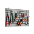 thumbnail image 1 of VEVOR 2 x 4 ft Slat Wall Paneling PVC Grey Garage Slatwall with Modular Design, 1 of 9