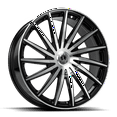 thumbnail image 2 of LUXXX Alloys Alloy Rims LUX40V 22X9.5 5114.3/120 +33 73.1 Gloss Black Machined Face, 2 of 2