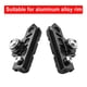 thumbnail image 5 of Eigraketly 1 par de piezas de freno de bicicleta, ajuste de rueda profesional resistente al desgaste, piezas de repuesto para bicicletas, zapatos Ciclismo Negro, 5 of 6