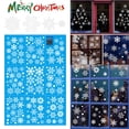 thumbnail image 2 of Less Than 5 Stickers 9PCS Christmas Electrostatic Snowflake Stickers PET Blue Bottom Paper Wall Stickers Christmas Snowflake Window Glass Door and Window Stickers, 2 of 8