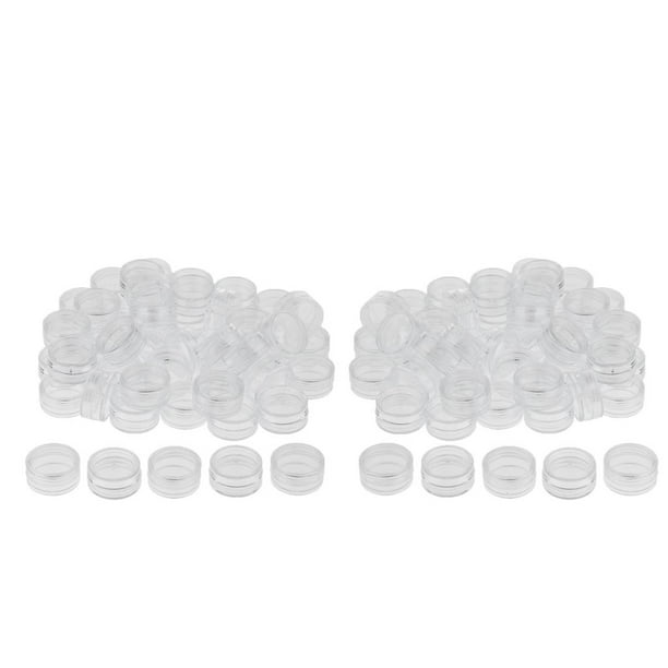 2x 50 Piezas 3g Frascos de Plástico Loción Crema Recipiente Vacío -