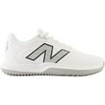 thumbnail image 2 of New Balance Women's FuelCell FUSEv4 Turf Trainer Fastpitch Softball Shoes White/Grey 5, 2 of 6