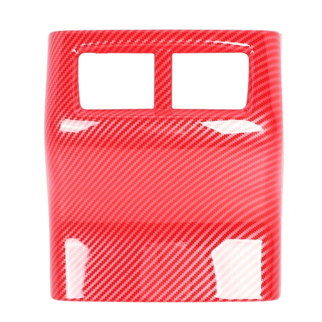 Rear Air Conditioning Vent Cover Decorative Trim and Decal for / 2007-2018, Scratch ABS