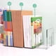 thumbnail image 3 of Organizador acrílico de soporte para libros de escritorio, 4 particiones, material ABS, bordes redondeados, base de 4,18 mm de grosor, estante de almacenamiento multiusos para libros, cuadernos, 3 of 7