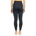 thumbnail image 4 of adidas Leggings Size M 3-Stripe High-Rise Tight with Mesh Gray, 4 of 7