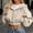 Beige, variant on Gamivast Cropped Zip up Hoodie for Women Oversized Soft Long Sleeve Full Zip Sweatshirt with Drawstring Hood and Front Pockets Casual Streetwear Lounge Top for Fall and Travel Black S