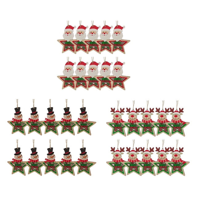 30 Colgantes De Decoración De árbol De Navidad Para Decoración Del Hogar. SM SunniMix colgante colgante